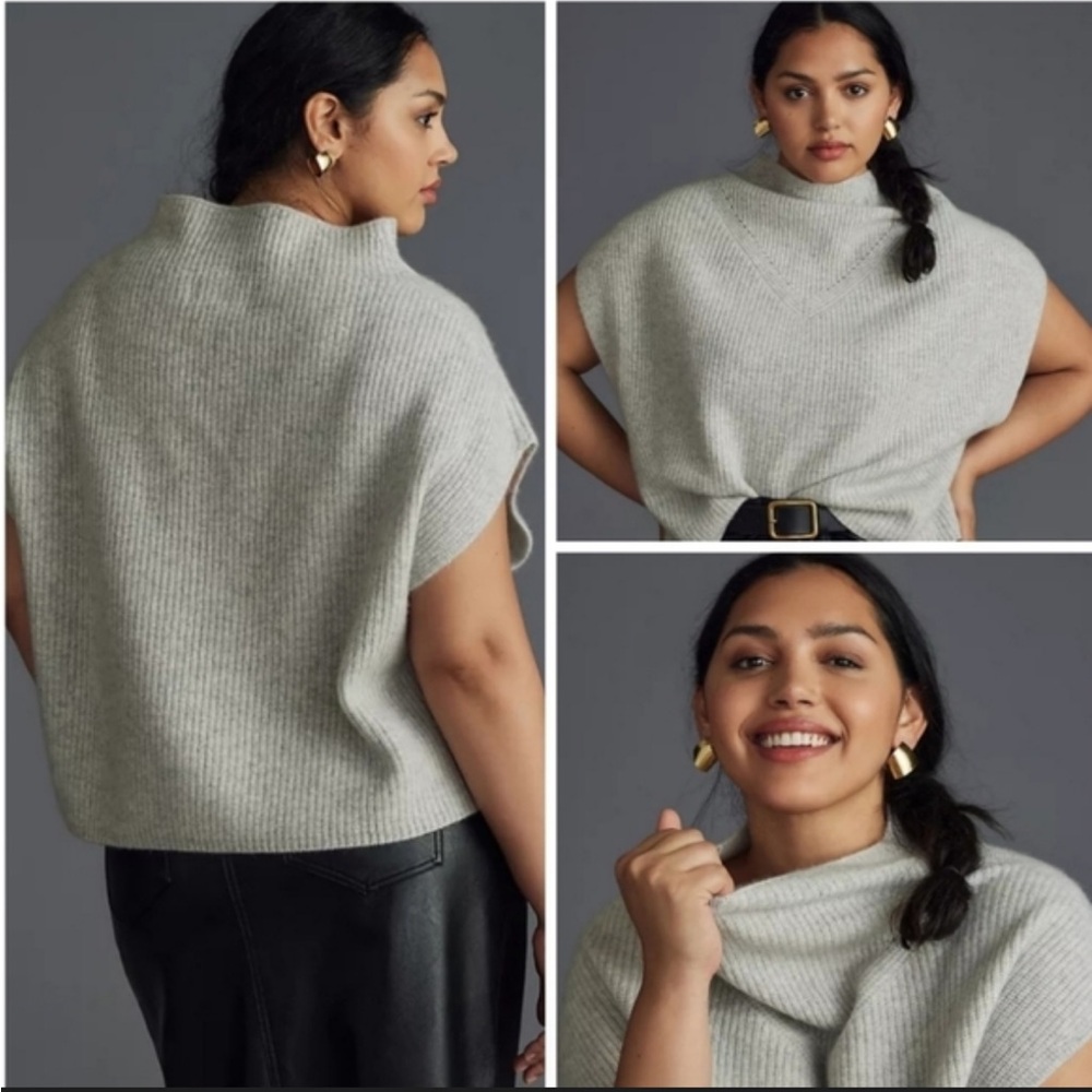 NWT Rachel Zoe Cap Sleeve Sweater